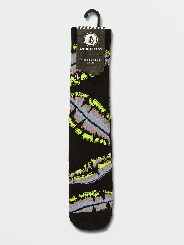 Volcom Socks Vibe Socks 8211 Black Black 8211 Mens