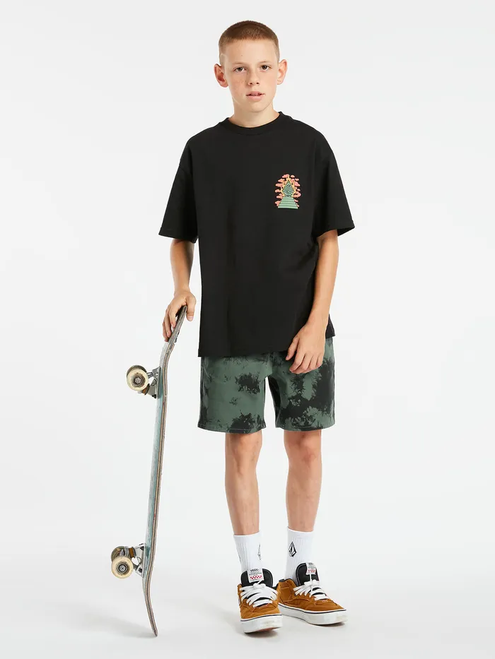 Volcom TShirts and Tanks Big Boys Altarium Short Sleeve Tee 8211 Black Black 8211 Boys