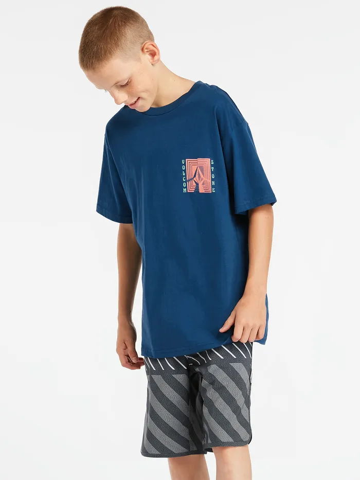 Volcom TShirts and Tanks Big Boys Reverberation Short Sleeve Tee 8211 Harbor Blue Harbor Blue 8211 Boys Volcom TShirts and Tanks Big Boys Reverberation Short Sleeve Tee 8211 Harbor Blue Harbor Blue 8211 Boys