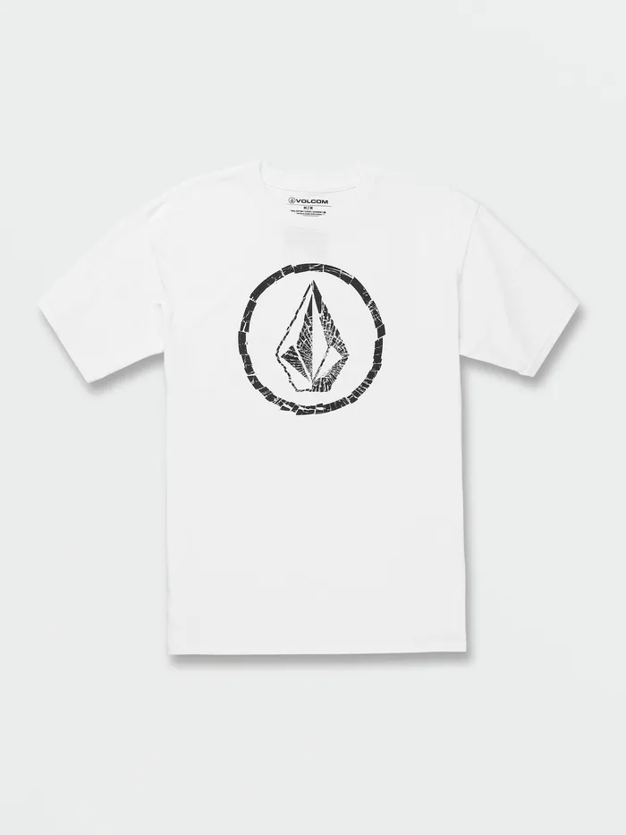 Volcom TShirts and Tanks Circle Stones Short Sleeve Tee 8211 White Combo White Combo 8211 Mens Volcom TShirts and Tanks Circle Stones Short Sleeve Tee 8211 White Combo White Combo 8211 Mens