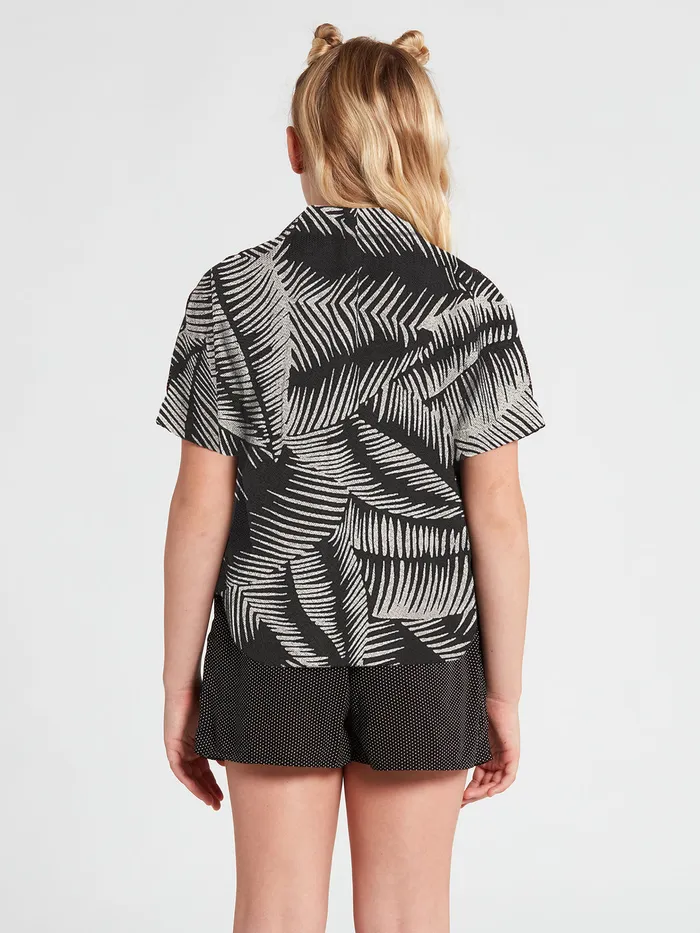 Volcom TShirts and Tanks Girls Can039t Be Tamed Short Sleeve 8211 Black White Black White 8211 Girls
