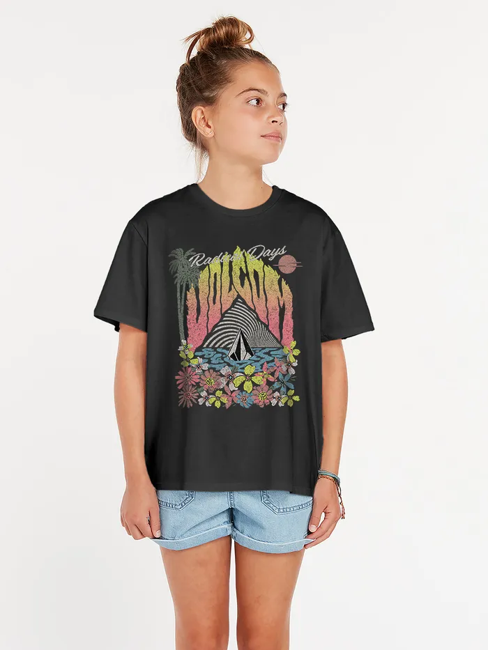Volcom TShirts and Tanks Girls Truly Stoked Boyfriend Tee 8211 Black Combo Black Combo 8211 Girls Volcom TShirts and Tanks Girls Truly Stoked Boyfriend Tee 8211 Black Combo Black Combo 8211 Girls