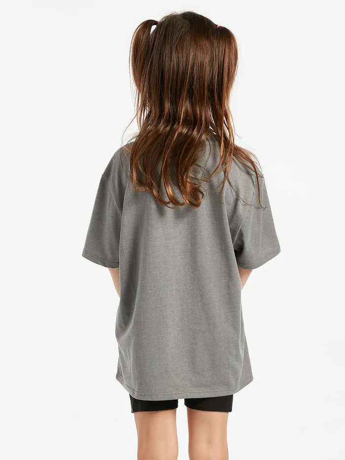Volcom TShirts and Tanks Girls Truly Stoked Boyfriend Tee 8211 Heather Grey Heather Grey 8211 Girls