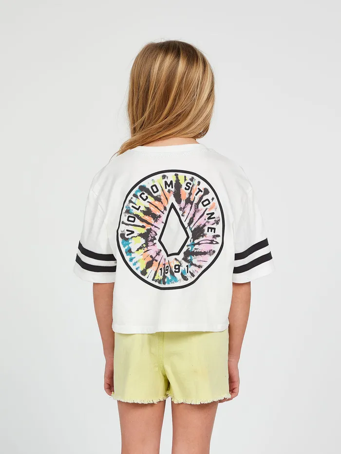 Volcom TShirts and Tanks Girls Truly Stoked Short Sleeve Tee 8211 Star White Star White 8211 Girls