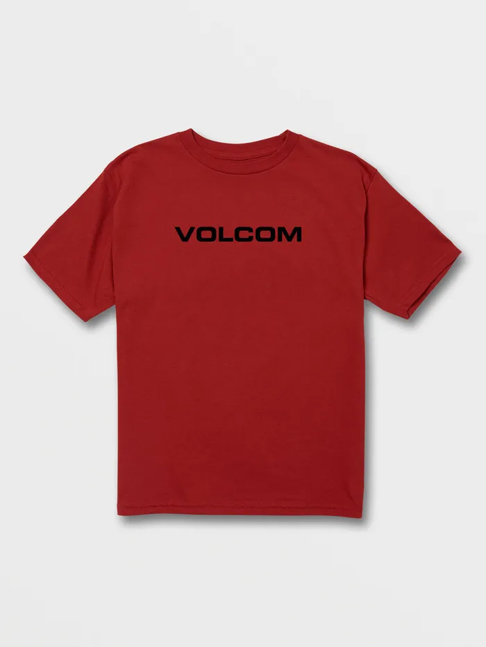 Volcom TShirts and Tanks Little Boys Euro Short Sleeve Tee 8211 Ribbon Red Ribbon Red 8211 Boys Volcom TShirts and Tanks Little Boys Euro Short Sleeve Tee 8211 Ribbon Red Ribbon Red 8211 Boys