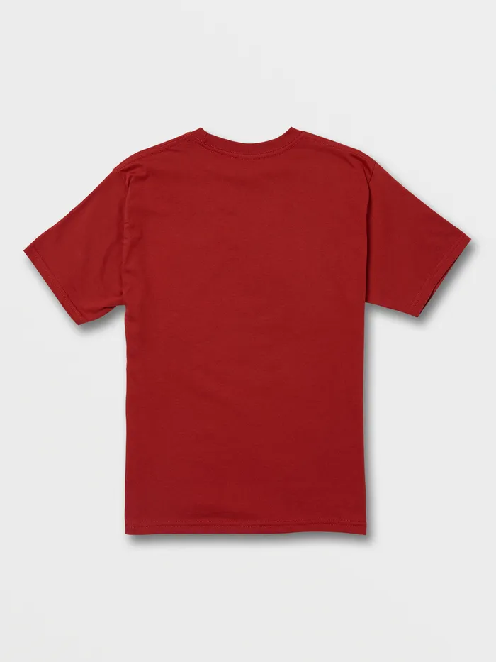 Volcom TShirts and Tanks Little Boys Euro Short Sleeve Tee 8211 Ribbon Red Ribbon Red 8211 Boys