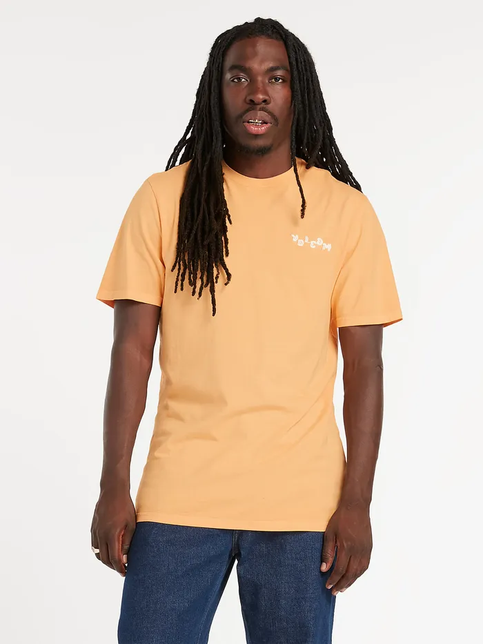 Volcom TShirts and Tanks Staggerly Short Sleeve Tee 8211 Sunfade Sunfade 8211 Mens