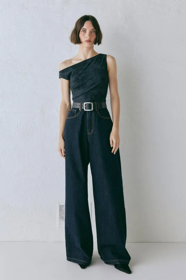 VRG GRL Aston Denim Jeans Indigo Women Sets