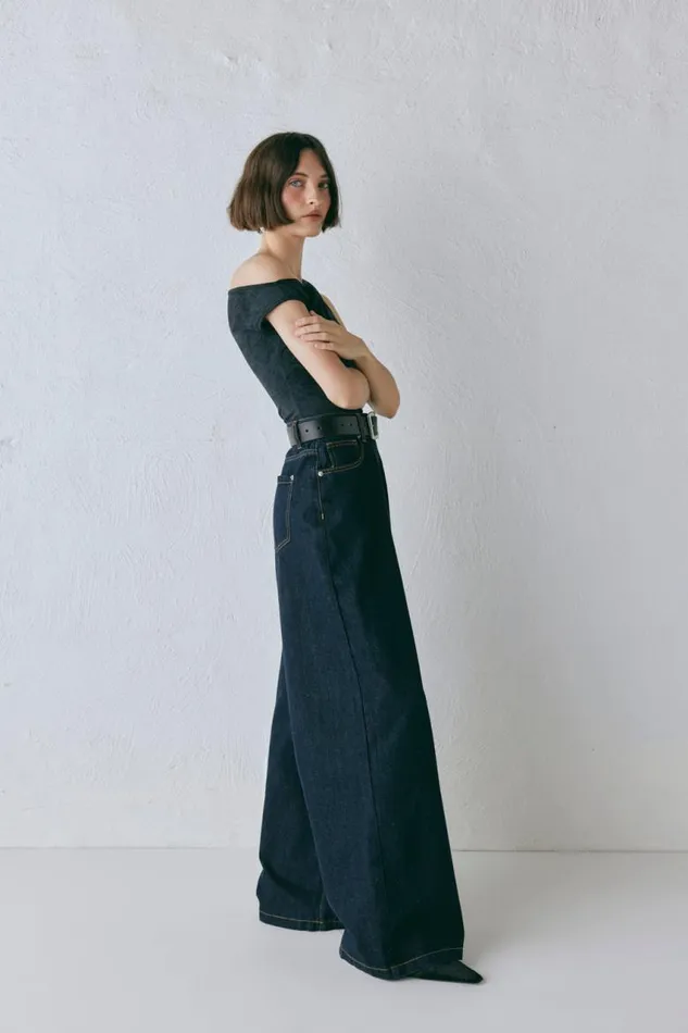 VRG GRL Aston Denim Jeans Indigo Women Sets