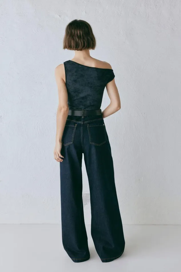 VRG GRL Aston Denim Jeans Indigo Women Sets