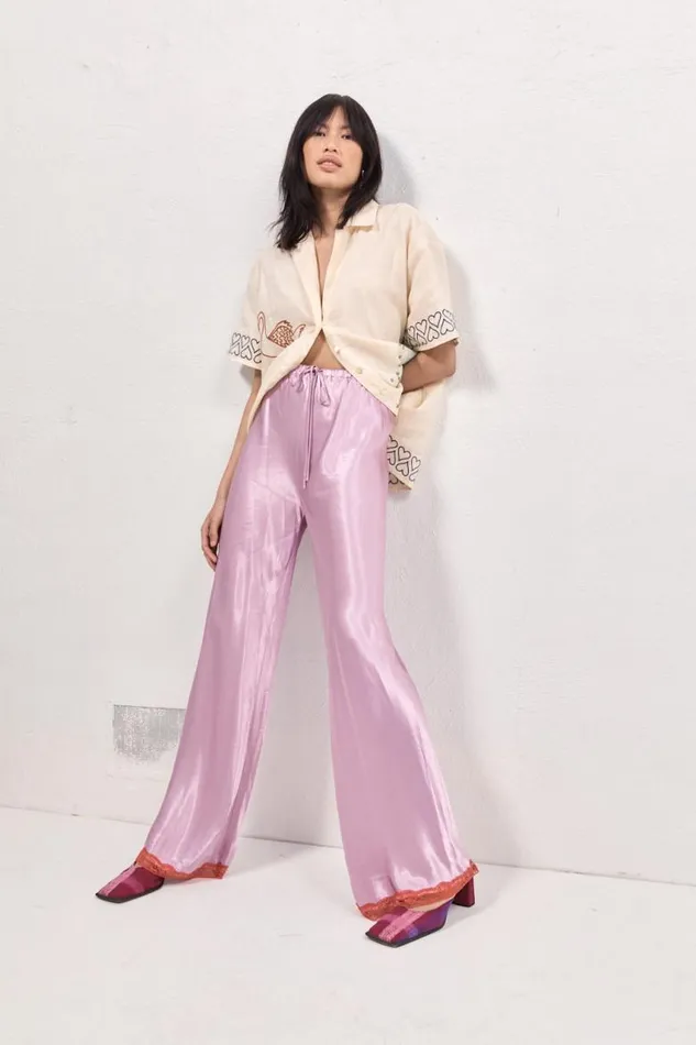VRG GRL Natalia Linen Shirt Cream Women Shirts
