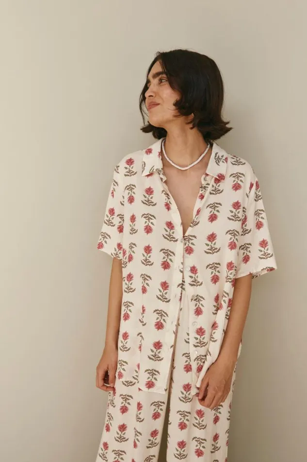 VRG GRL Zima Shirt Boheme Women Short Sleeve
