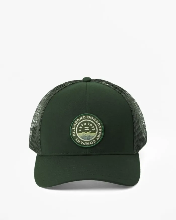 Walled Trucker Hat Dark Forest Men Billabong Hats
