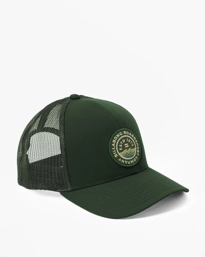 Walled Trucker Hat Dark Forest Men Billabong Hats