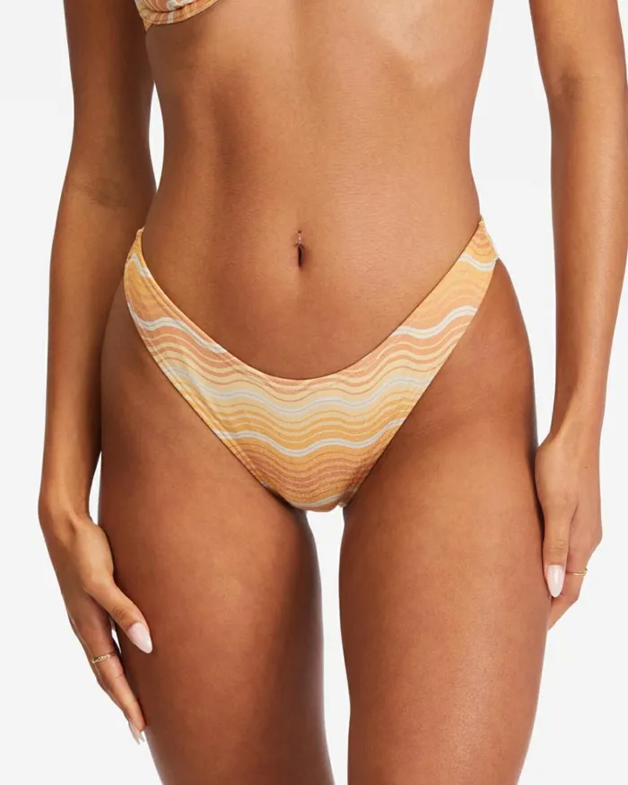 Wave Hello Hike Bikini Bottoms Multi Women Billabong Bikini Bottoms