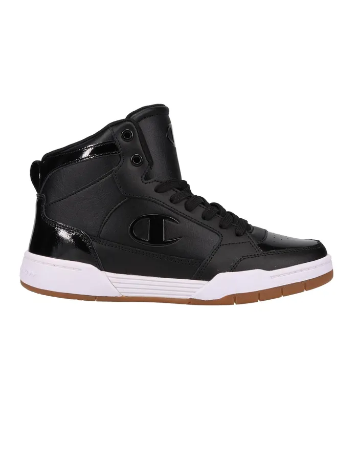 Women039S Arena Power Hi Shoes Blackwhitegum Women Champion Court