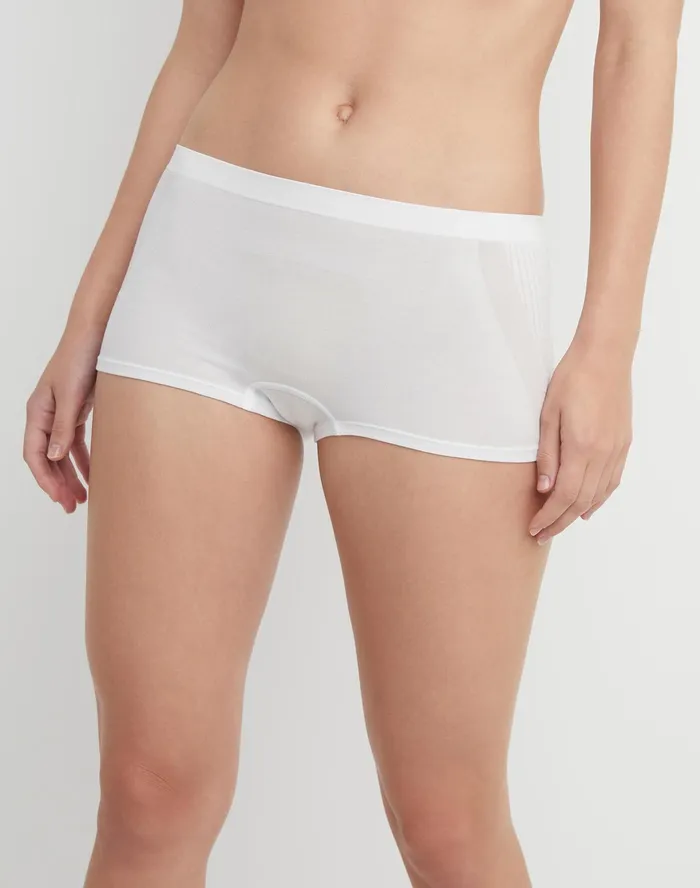 Women039S Boyshort Underwear Script Logo White Women Champion Underwear