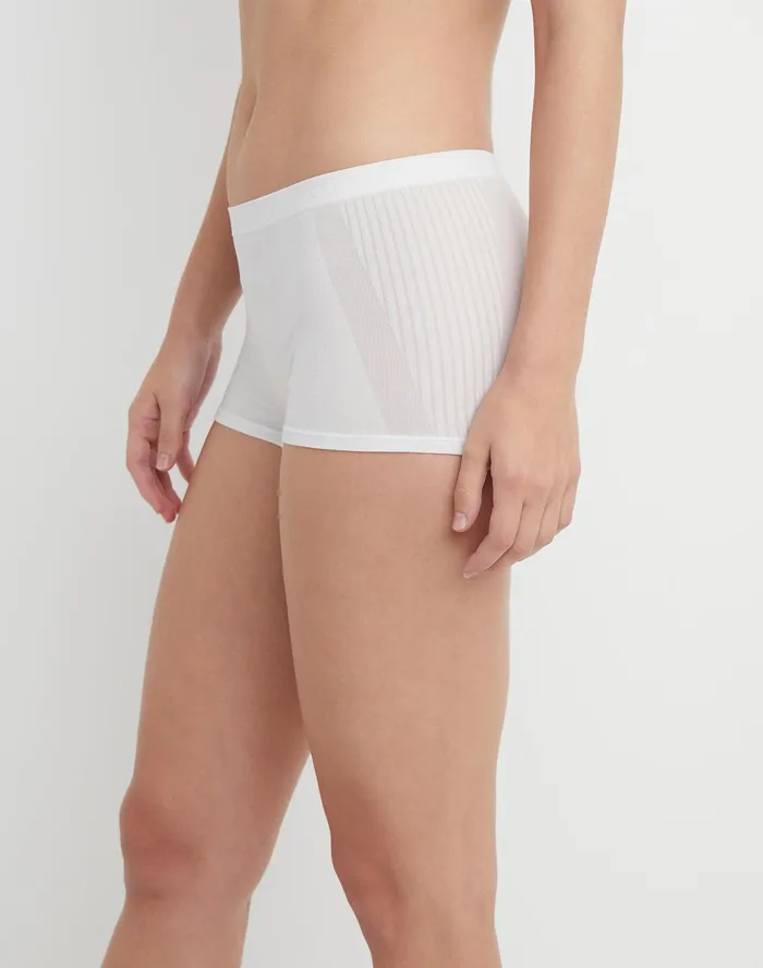 Women039S Boyshort Underwear Script Logo White Women Champion Underwear