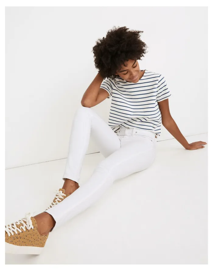Women 10034 High Rise Skinny Jeans In Pure White Pure White Madewell Jeans Women 10034 High Rise Skinny Jeans In Pure White Pure White Madewell Jeans