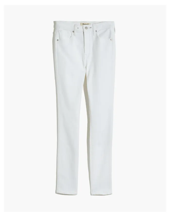 Women 10034 High Rise Skinny Jeans In Pure White Pure White Madewell Jeans Women 10034 High Rise Skinny Jeans In Pure White Pure White Madewell Jeans