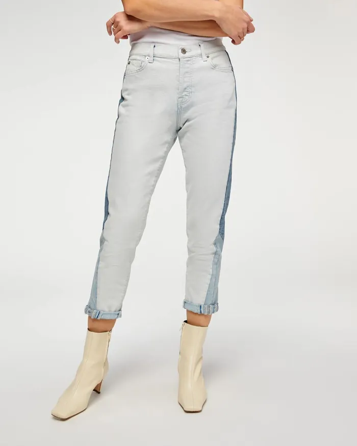 Women 7 For All Mankind Ankle Josefina In Coldwater Patchwork