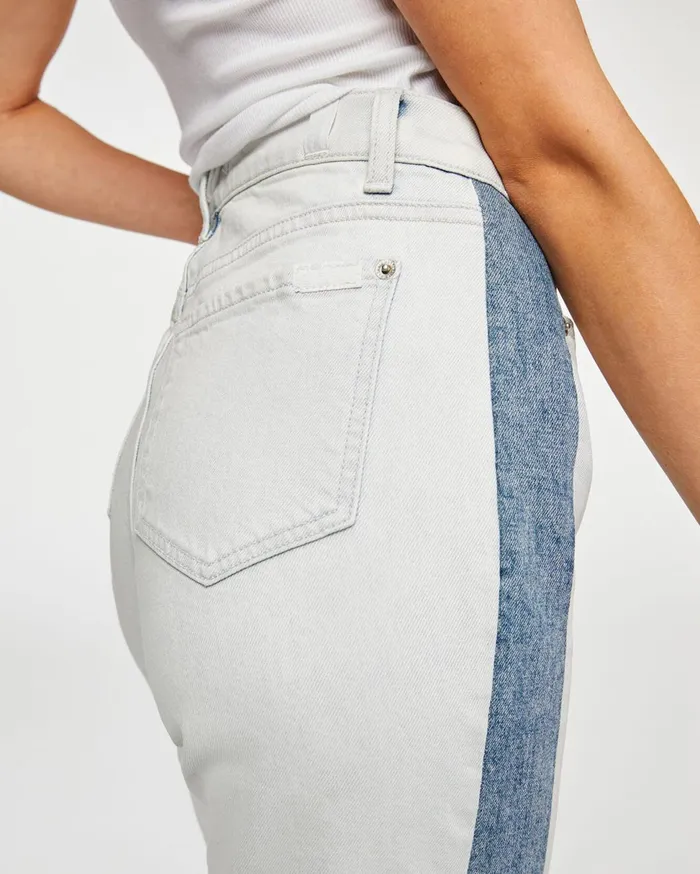 Women 7 For All Mankind Ankle Josefina In Coldwater Patchwork