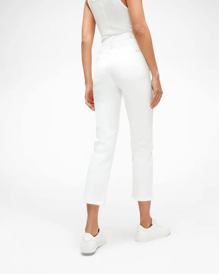 Women 7 For All Mankind Cropped High Waist Cropped Straight In Prince Street