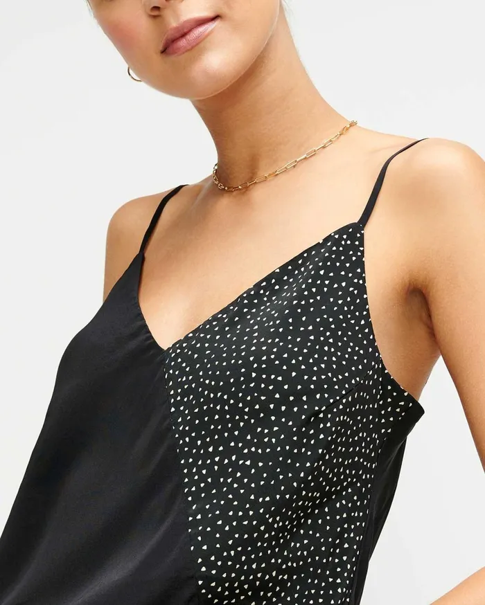 Women 7 For All Mankind Tops CrossFront Cami In Soft WhiteBlack