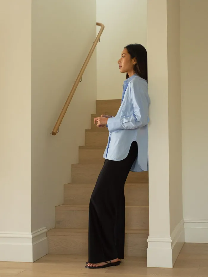 Women AEmery 8211 Linter Shirt In Sky The UNDONE Tops