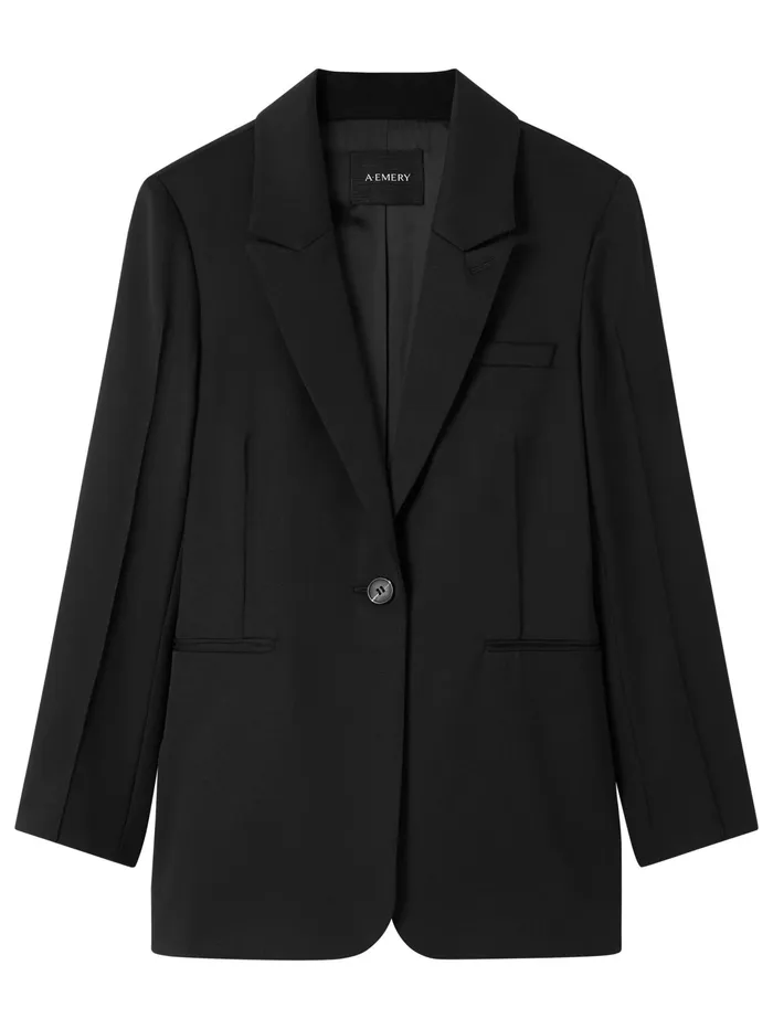 Women AEmery 8211 Maya Blazer In Black The UNDONE Maternity