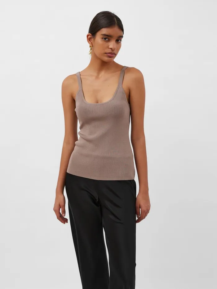 Women AEmery 8211 Verna Tank In Taupe Acorn The UNDONE Tops