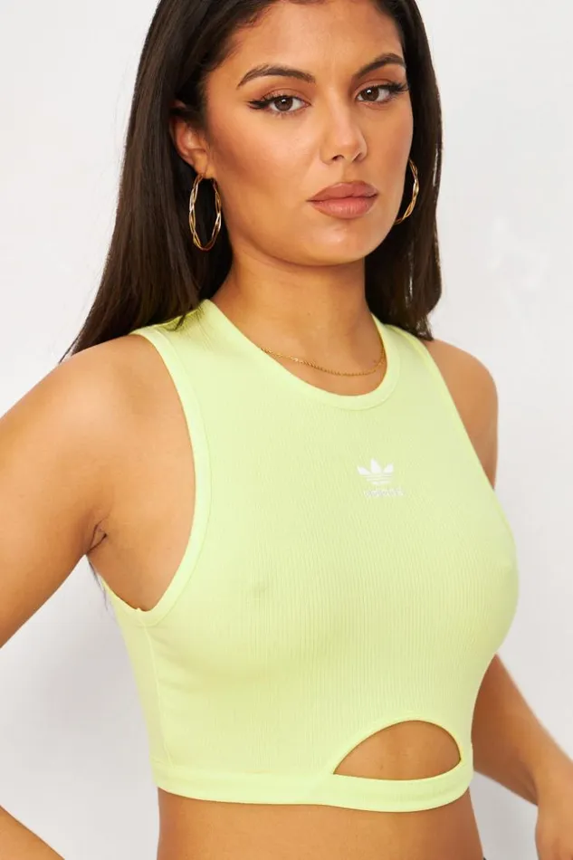Women Adicolor Essentials Rib Ribbed Tank Top In Yellow Adidas Yellow Brentiny Paris Top And Tank Tops Women Adicolor Essentials Rib Ribbed Tank Top In Yellow Adidas Yellow Brentiny Paris Top And Tank Tops
