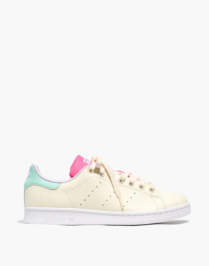 Women Adidas Stan Smith Lace Up Sneakers In Colorblock Cream White Madewell Sneakers Women Adidas Stan Smith Lace Up Sneakers In Colorblock Cream White Madewell Sneakers