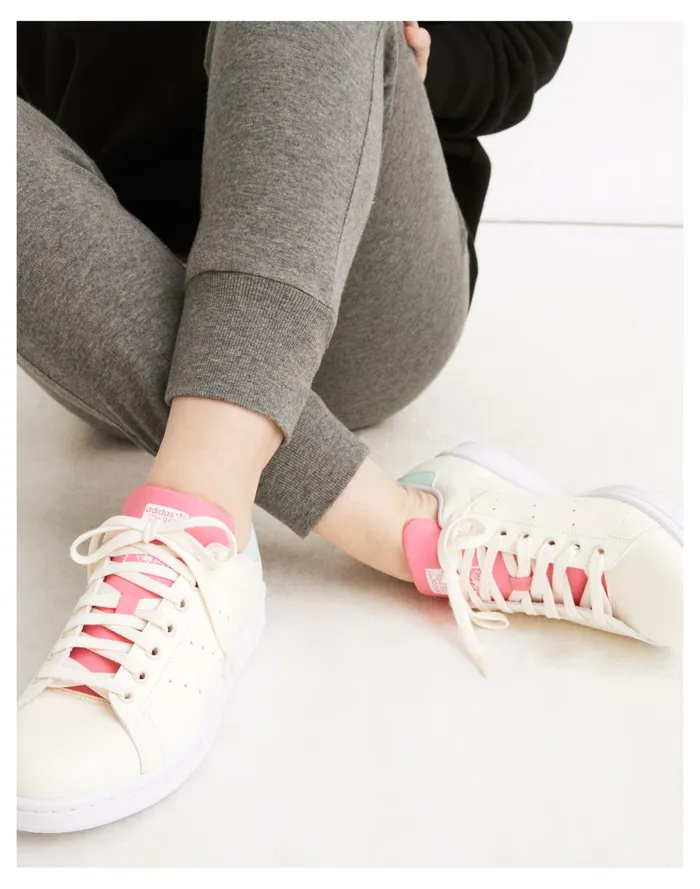 Women Adidas Stan Smith Lace Up Sneakers In Colorblock Cream White Madewell Sneakers Women Adidas Stan Smith Lace Up Sneakers In Colorblock Cream White Madewell Sneakers