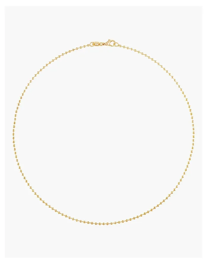 Women Alexa Leigh Gold Ball Chain Necklace Gold Madewell Necklaces