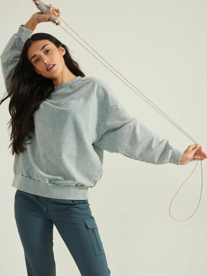 Women Altar039d State Activewear Drift Away Pullover Sage