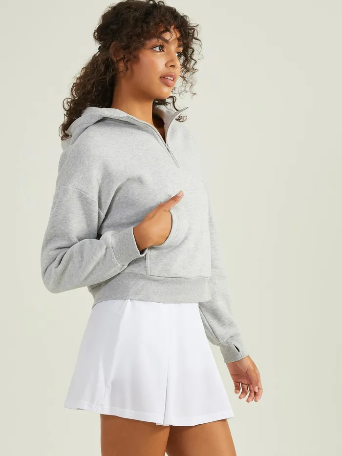 Women Altar039d State Activewear Full Ride Fleece Pullover Heathergray