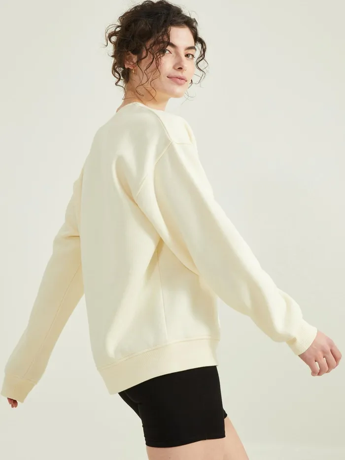 Women Altar039d State Activewear Malibu Athletics Sweatshirt Cream