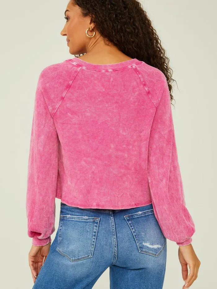 Women Altar039d State Blouses Viola Thermal Top Shockingpink