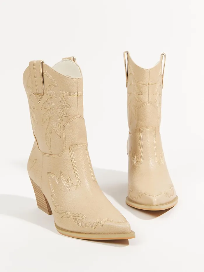 Women Altar039d State Boots Booties Scarlett Western Boots Taupe