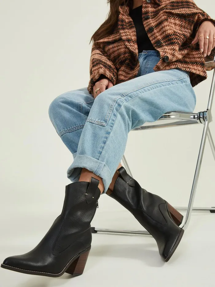 Women Altar039d State Boots Booties Tara Ankle Western Booties Black