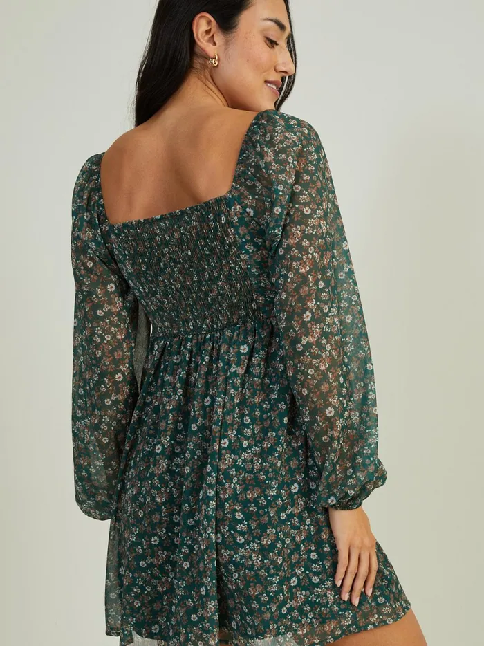 Women Altar039d State Casual Frankie Tie Cinch Dress Hunter