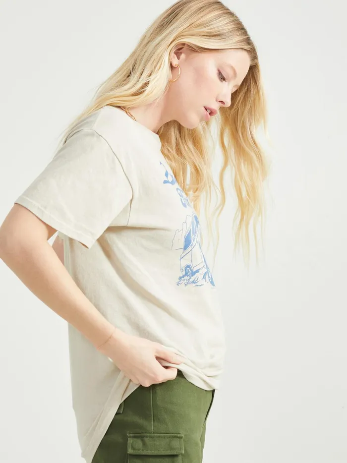 Women Altar039d State Graphics Bronco Sun Tee Sand