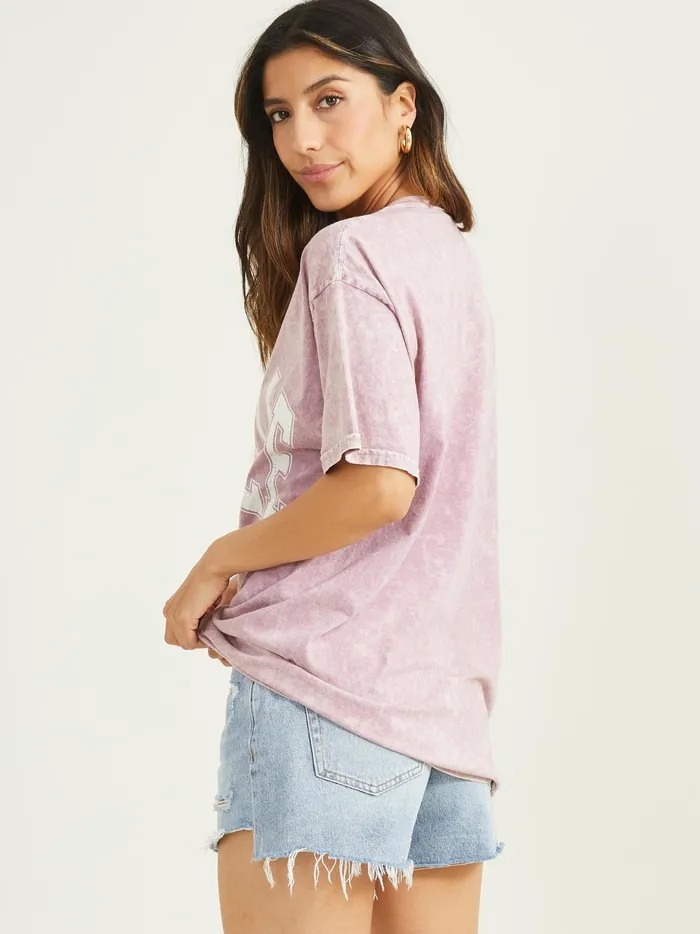Women Altar039d State Graphics Nashville Acid Wash Graphic Tee Elderberry