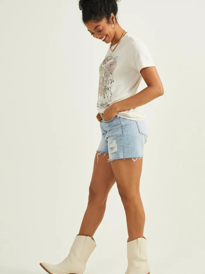Women Altar039d State Graphics Rock N Roll Graphic Tee Oat