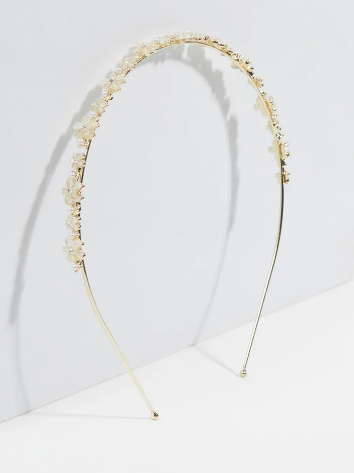 Women Altar039d State Hair Accessories Flower Wire Headband Ivory