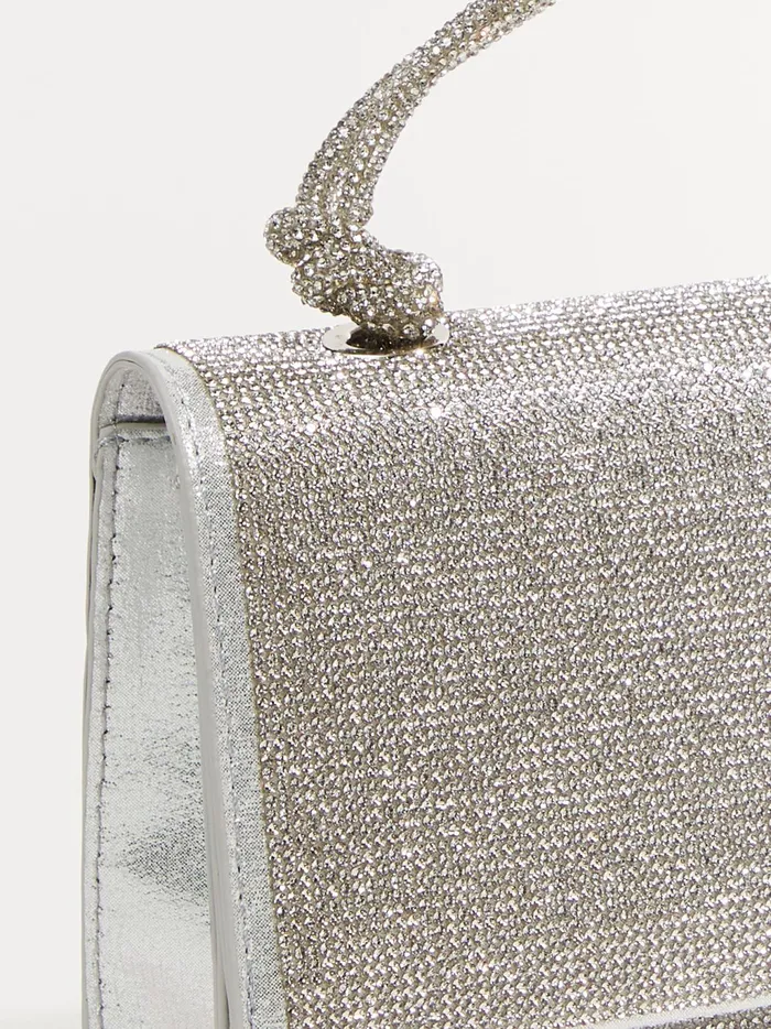 Women Altar039d State Handbags Ana Mini Rhinestone Purse Silver