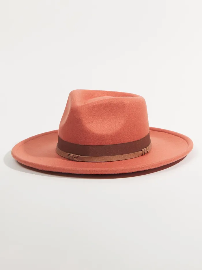 Women Altar039d State Hats Double Band Wide Brim Hat Rust