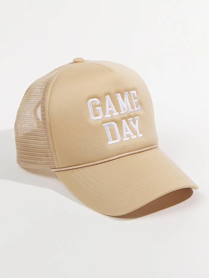Women Altar039d State Hats Game Day Trucker Hat Beige