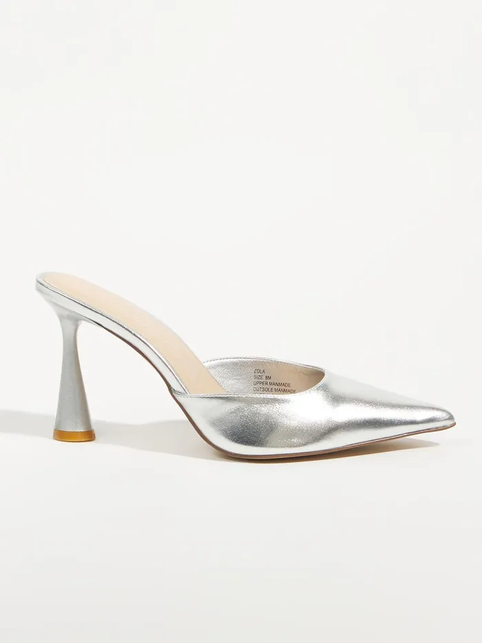 Women Altar039d State Heels Zola Metallic Heel By Matisse Silver